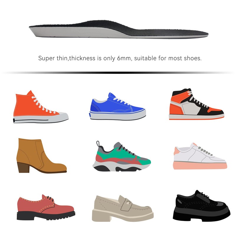 wakafit Airtag ホルダー インソール 子供 高齢者 エアタグケース 歩数と靴を追跡, グレー, 230mm