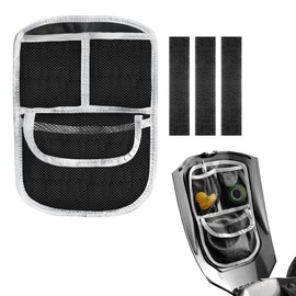 KAMIYONG Front Trunk Lid Organizer with 3 Mesh Pockets Frunk Tool Bag Storage Accessory for Can-Am Ryker 600 900 Sport Rally Edition 2019-2025,White Piping
