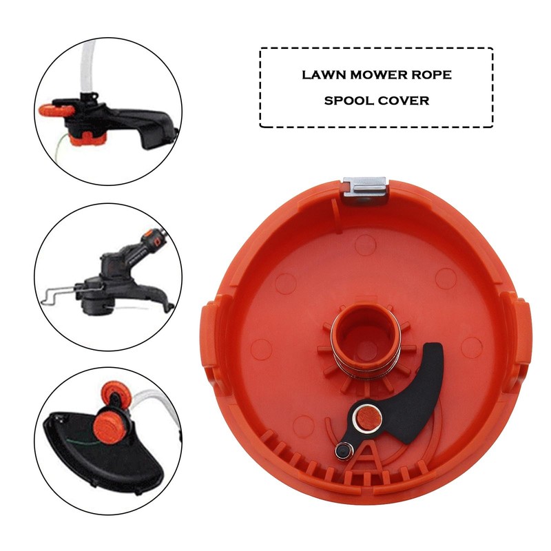 YINETTECH 2PCS String Trimmer Spool Cap Compatible with Black &