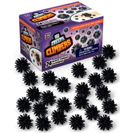 PICK A TOY Creepy Crawlers Sticky Wall Toys for Kids Sticky Ceiling Balls Washable and Reusable Stickiness, Birthday Party Favors and Goodie Bag and Easter Egg Filler, Spider Crawl