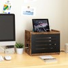 Homode Router Shelf, Wood Wifi Box Hider, Projector Shelf Stand,
