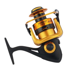 SKLDO Fishing Reel Spinning Fishing Reel 13 + 1 Bearings Left Right Interchangeable Handle for Saltwater Fishing with Double Drag Brake System Suit for Fishing