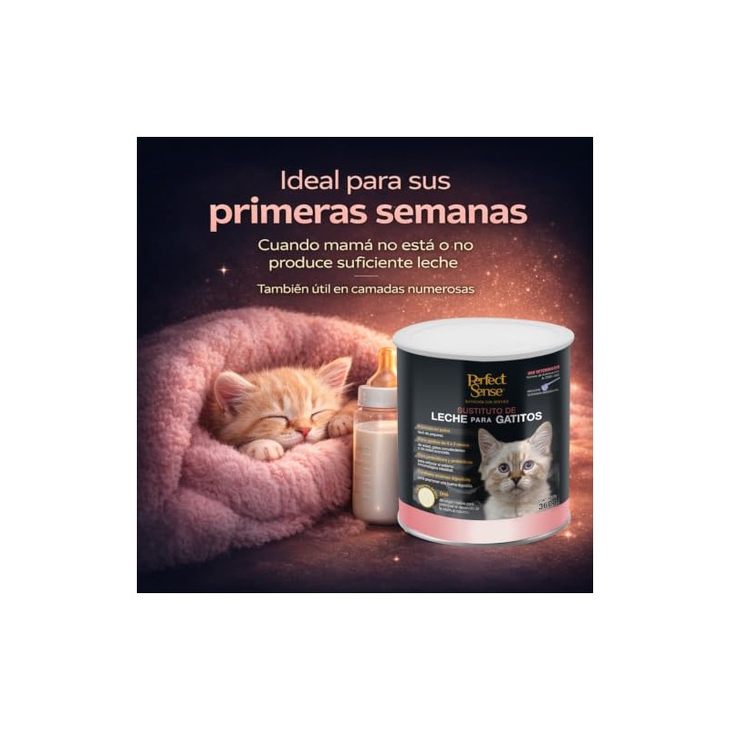 Perfect Sense Sustituto de Leche para Gatitos 360 g con
