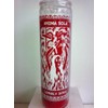Lonely Sole (Anima Sola) 7 Day Unscented Red Candle in