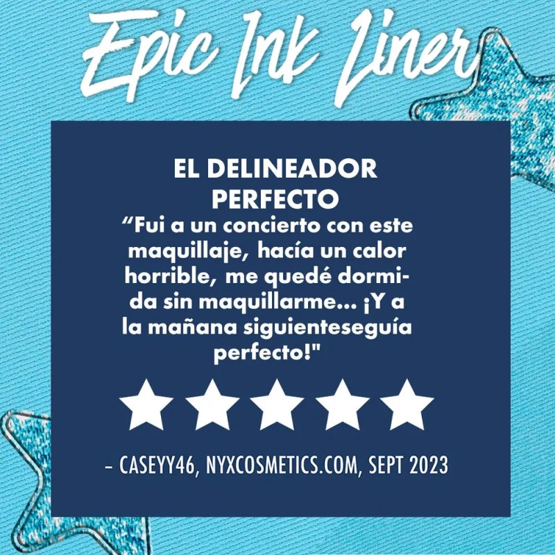 Delineador Líquido De Ojos Epic Ink Liner Matte De Nyx