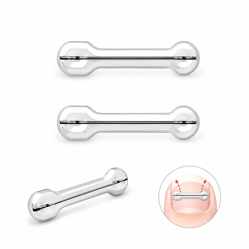 Toenail Care Brace Stickers for Daily Wear – 2PCS Flexible
