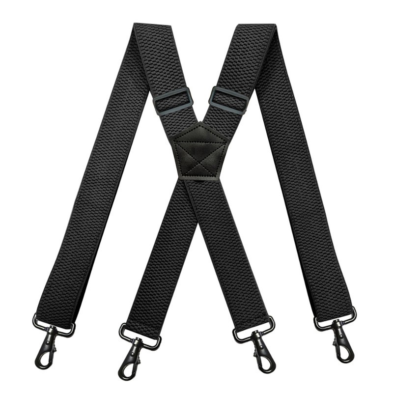 Heavy Duty Suspenders for Men Work Biker Outdoor 3.8cm Wide