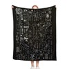 Science Formulas Chalkboard Math Physics Equation Blanket Flannel Throw Lightweight