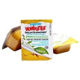WOWBUTTER - Creamy Peanut & Tree Nut Free Spread - 175 Cups - 0.56oz each - Made With Whole Toasted Soy - All Natural Ingredients - Safe for School - Vegan Plant Protein Food - Gluten Free & Non-GMO