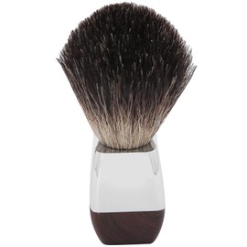 Men Shaving Brush, Portable Synthetic Luxury Shave Brush for Men with Stainless Steel Handle