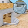 Threlaco 39'' x 16'' UV Basement Window Well Cover UV
