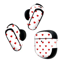 Bose QuietComfort Earbuds II Skin Stickers for Bose Earbud 2 3 Body 1 Set Protective Film Deco Heart Pattern 007201