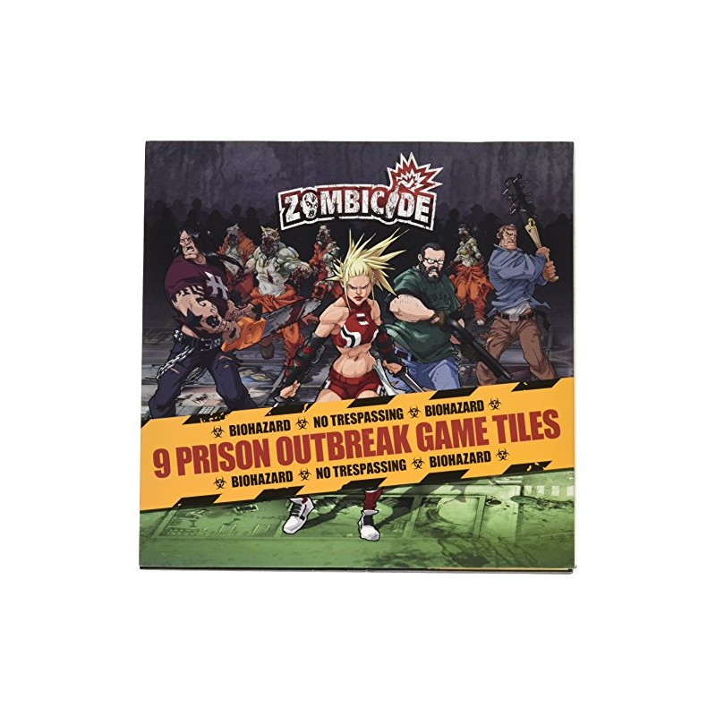 Zombicide Season 2: Prison Outbreak 9 Double-Sided Game Tiles -