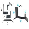 HUBEST Gravity Paint Spray Gun Stand Holder Sprayer Stand Holds