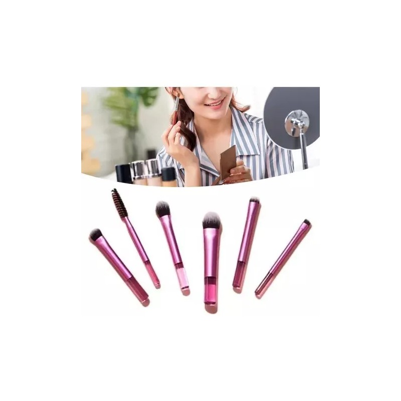 Set De Mini Brochas De Maquillaje Para Cosméticos De Viaje
