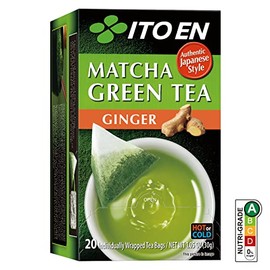 Itoen Matcha Green Tea Bag Ginger, 30g