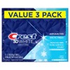 Crest 3D White Advanced Teeth Whitening Toothpaste, Arctic Fresh, 3.3