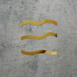 Decal Stickers of Lip (Metallic Gold) (Set of 2) Premium Waterproof Vinyl Decal Stickers for Laptop Phone Accessory Helmet Car Window Mug Tuber Cup Door Wall Decoration - ANDVER1f44243GO