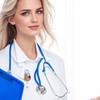 Stethoscope Badge Reel,Cute Flora Acrylic Badge for ID Card Badge,Fun