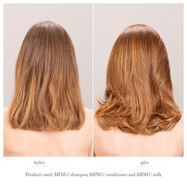 Davines MINU/Shampoo, Protective & Illuminating Cleanser for Color Treated Hair - Preserves Vibrancy & Shine with Green Coffee - Gentle Formula Keeps 