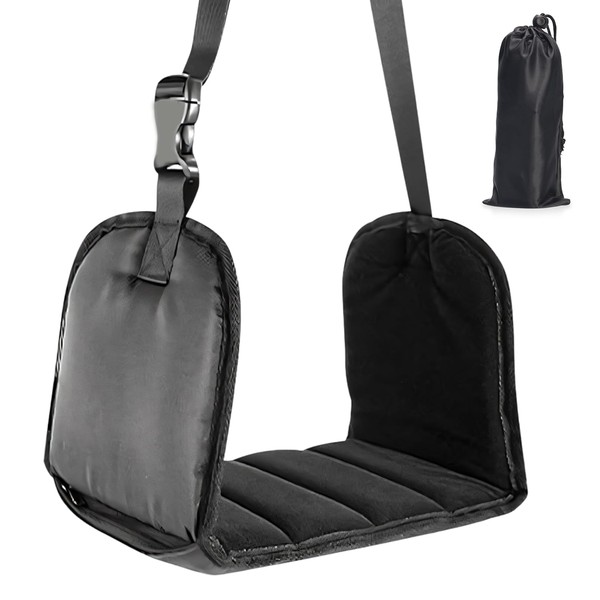 XdealCozyxc Foot Hammock for Flight, Adjustable & Thicked Memory Cotton