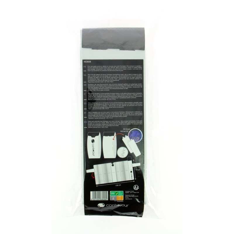 Contrejour 463608 Insulation Aluminium Front Sunshade Collapsible L