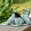 SMRTHMRT Creative and Abstract Animals Statues,Smart & Cute Reading Cat