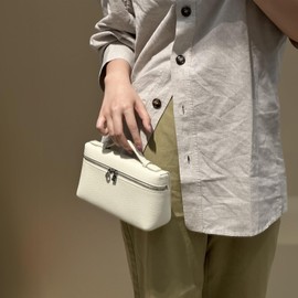 Crossbody Bag for Women Pouch Top-Handle Bag Designer Shoulder Leather Handbag Trendy Purse (Beige)