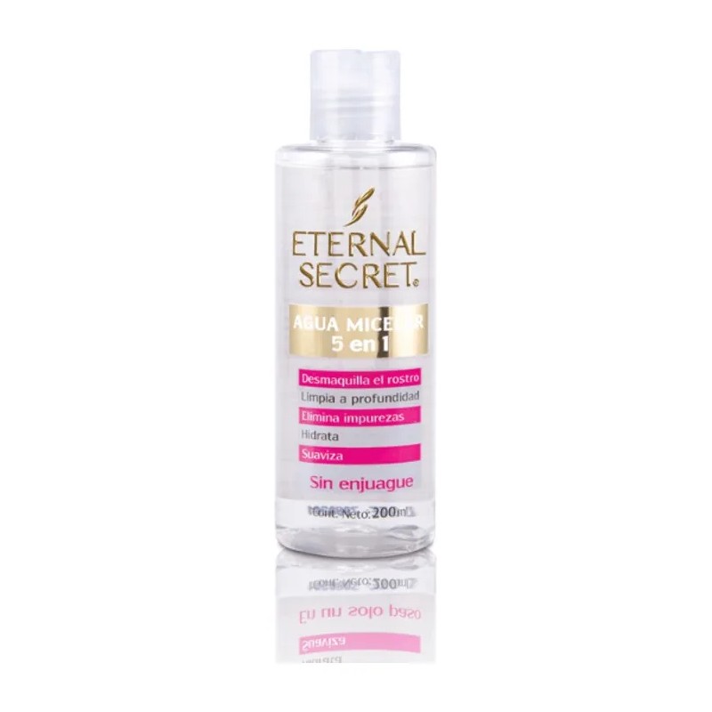 Agua Micelar Solución Eternal Secret Limpia a Profundidad