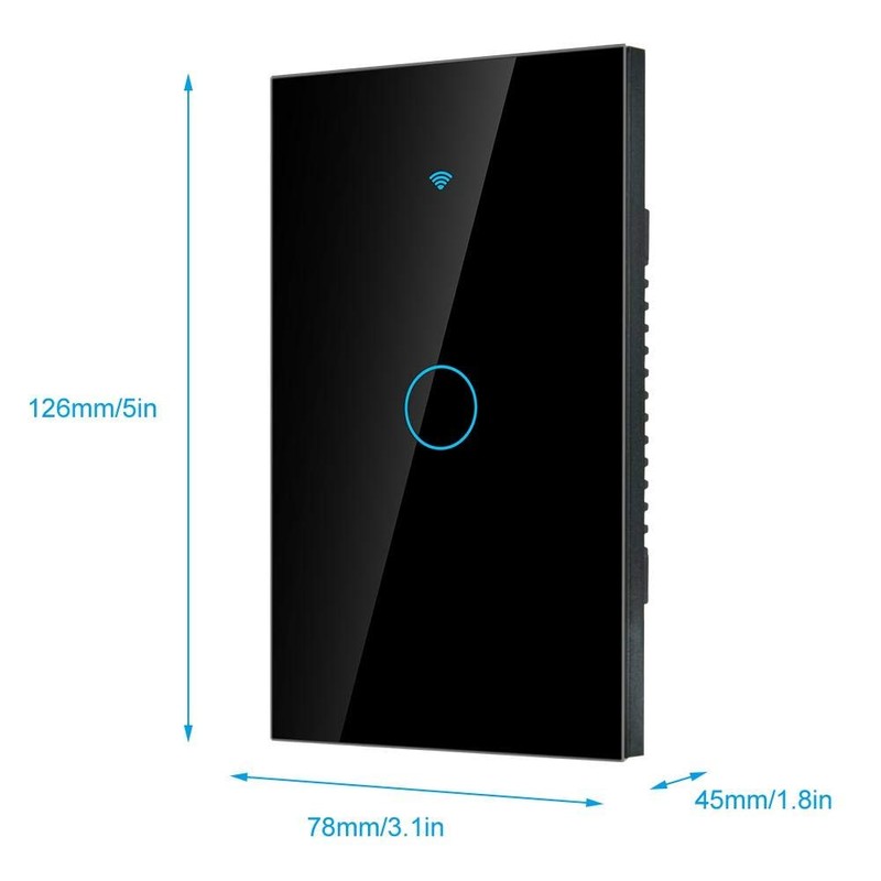 Sonew WiFi Interruptor de Pantalla táctil, Interruptor Remoto con Teclas