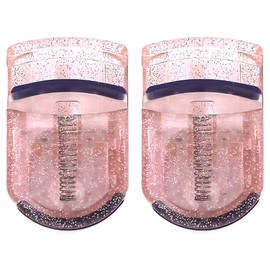 Kai QEC Beauty Accessories Eyelash Color Portable Eyelash Curler, Pearl Pink, 2 Pieces / 카이 QEC 미용소품 아이래쉬컬러 휴대용 뷰러, 펄핑크, 2개