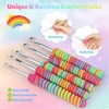 Coopay Large Crochet Hooks Set, Ergonomic Crochet Hook with Soft