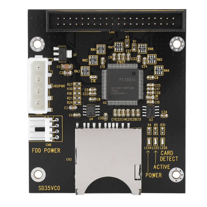 SD Memory Card To 3.5" 40Pin Male IDE Hard Disk