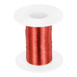 sourcing map 38 AWG Magnet Wire, 38 Gauge / 0.1mm Enameled Copper Wire, 2 oz Magnetic Coil Wire for Transformer, Motor, Electric, 155C(311F)