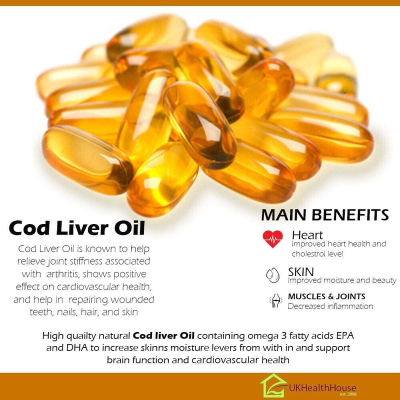 Premium - Cod Liver Oil Capsules - 1000mg x 60