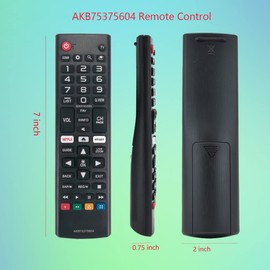 GHUST Remote Control Replacement for LG Smart TV 55SK8050PUA 55UK6200PUA 55UK6250PUB 55UK6350PUC 55UK6550PUB 55UK7700AUB 65UK6350PUC 65UK6550PUB 65UK7500PUA 65UK7700AUB 75UK6270PUB