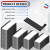 Gueevin 200 Pcs Magnetic Label Holders Bulk 4 x 2