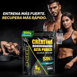 Creatina Monohidratada Suplemento Alimenticio Sin Sabor