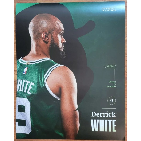Boston Celtics 2024~2025 Derrick White Game Day Poster