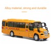 School Bus Model Yellow Die Casting Alloy Openable Door Realistic