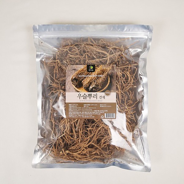 500g of dried ash root from Mom’s hand / 100% domestic lyssum root / 엄마애손 우슬뿌리 건재 500g / 국내산 우슬뿌리 100%