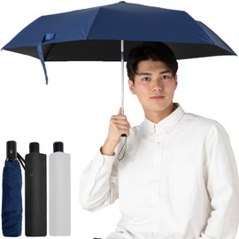 Duerfusa Folding Umbrella, Parasol, Folding Umbrella, Men's, Lightweight, One-Touch, Automatic Opening/Closing, Strong Durable Fiberglass, For Rainy Season, Sunny or Rainy Season, UV Protection, UPF