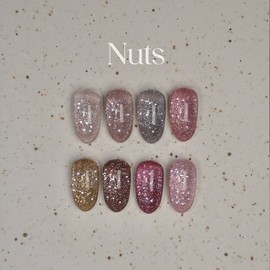 pov Fov Nuts 8-piece set reflective glitter gel / 포브 넛츠 8종 세트 반사글리터젤