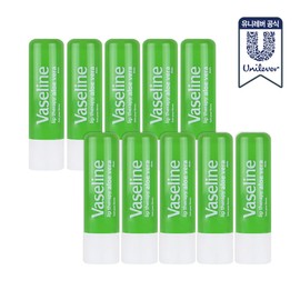바세린 립테라피 스틱 알로에 4.8g 10개, 알로에 x 4.8g x 10개