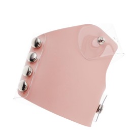 Healvian Makeup Mixing Plate Transparent Hand Tray for Foundation Eyeshadow and Lipstick Mixing Portable Handheld Design Easy to Clean for Makeup Artists and Beauty Enthusiasts