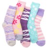 Welwoos Fuzzy Socks for Women Men Winter Slipper Warm Fluffy