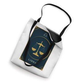 Libra Zodiac Sign Scales of Justice Symbol Horoscope Balance Tote Bag