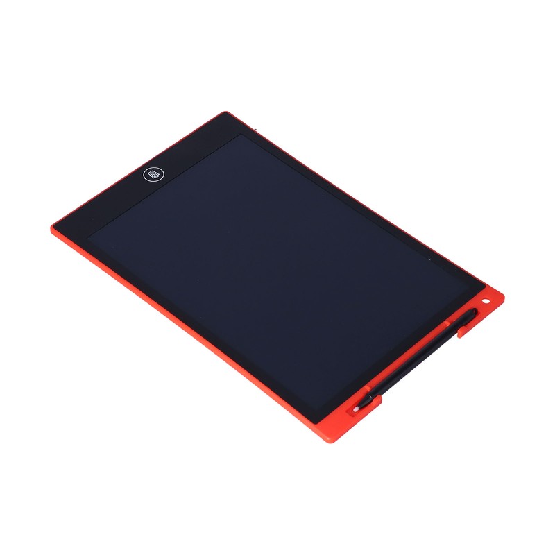 LCD Writing Tablet 10in Full Screen Replaceable Button Battery Red
