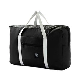 Large Capacity Travel Bag,Oxford Storage Bag, Clothing Storage Bag, Home and Travel, Multifunctional Sports Shoulder Bag (Black)