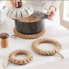 Pot Pad, Pot Trivet, Straw Trivet, Stylish, Heat Resistant, Includes